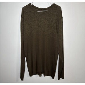 Lululemon Vent Tech T Shirt Mens Green Long Sleeve Running Training Tee Size XL